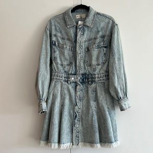 NWT Free People Denim Mini Dress
